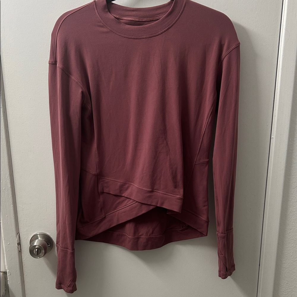 lululemon athletica Long Sleeve Top - Deep Rose